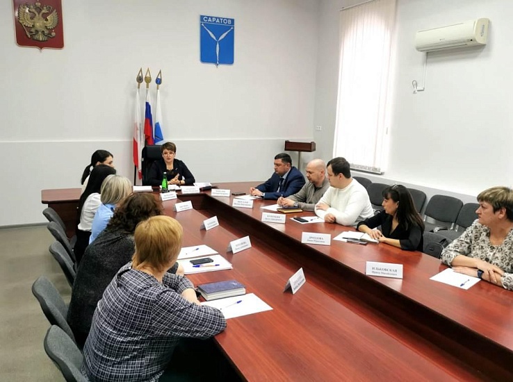 В Октябрьском районе состоялось очередное 
заседание комиссии по организации оказания помощи семьям мобилизованных граждан