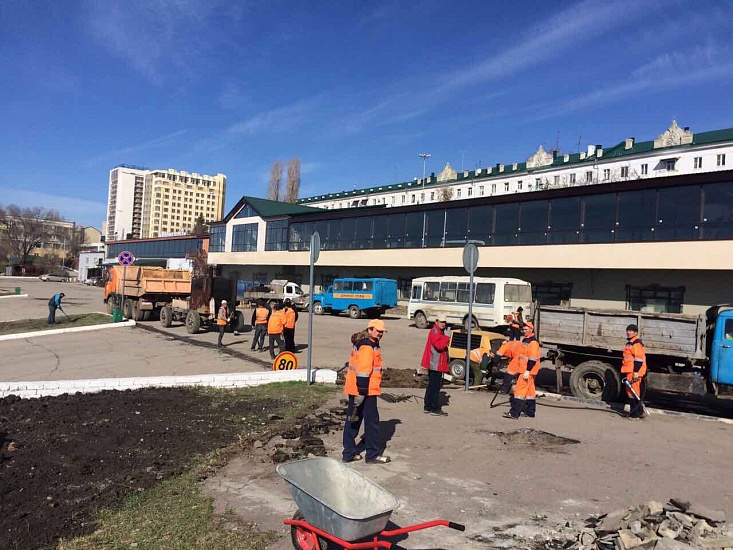 Уборка в Волжском районе идет полным ходом