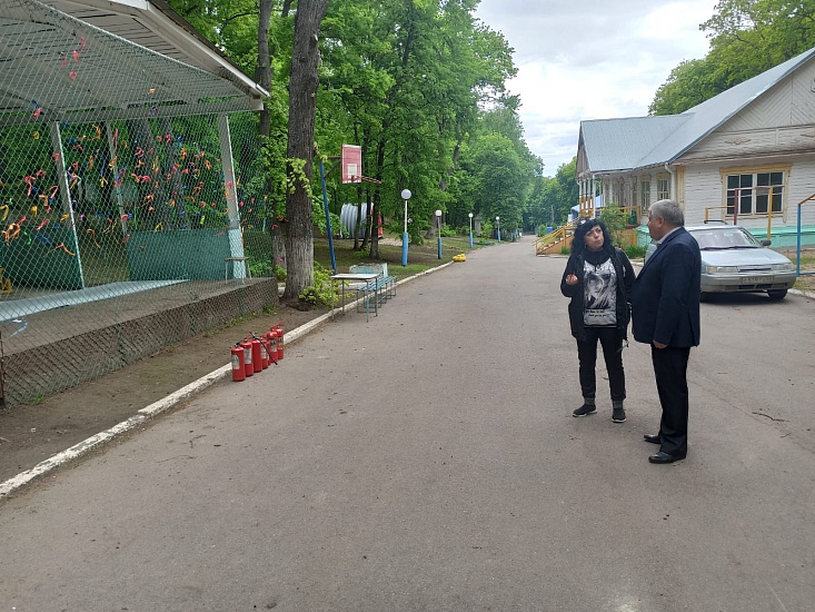 Алексей Постнов проверил ход работ по подготовке 
лагеря «Маяк» к сезону отдыха