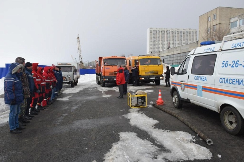 На территории города состоялась противопаводковая 
тренировка