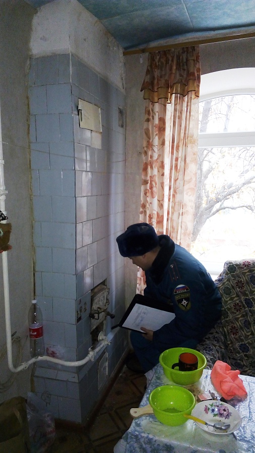 Усилена работа по предупреждению пожаров 
в жилых домах с низкой пожарной устойчивостью
