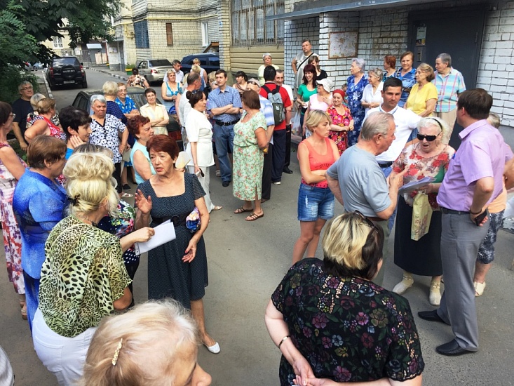 В Волжском районе прошла встреча с жителями