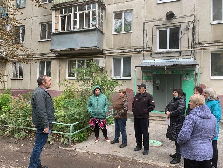 Степан Парфенов встретился с жителями 
Заводского района