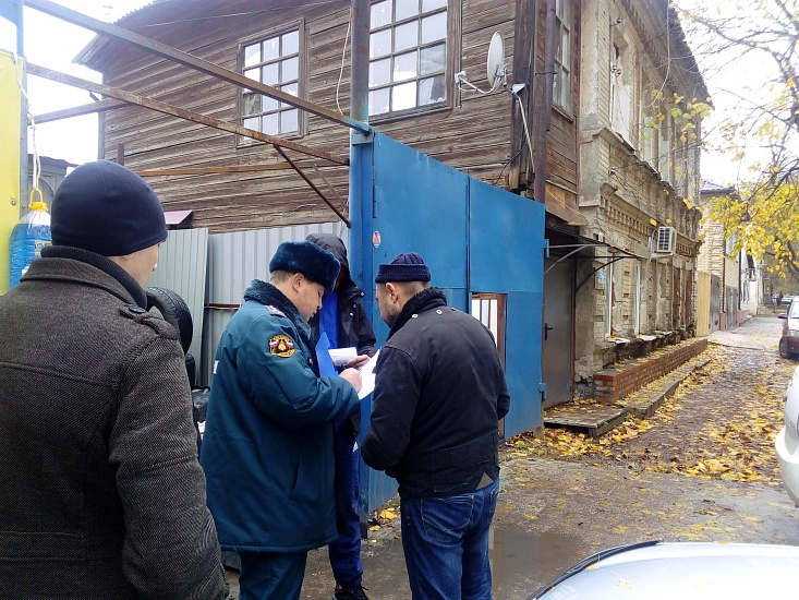 В Кировском районе состоялся рейд по обеспечению 
пожарной безопасности