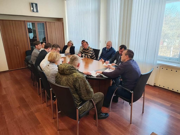 Глава администрации Волжского района провел 
прием членов семей мобилизованных граждан