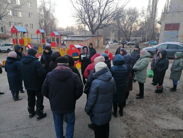 В Заводском районе прошла встреча с жителями 
4-го жилучастка