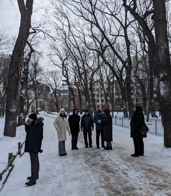 Зеленая комиссия обследовала деревья в 
Городском парке Горького