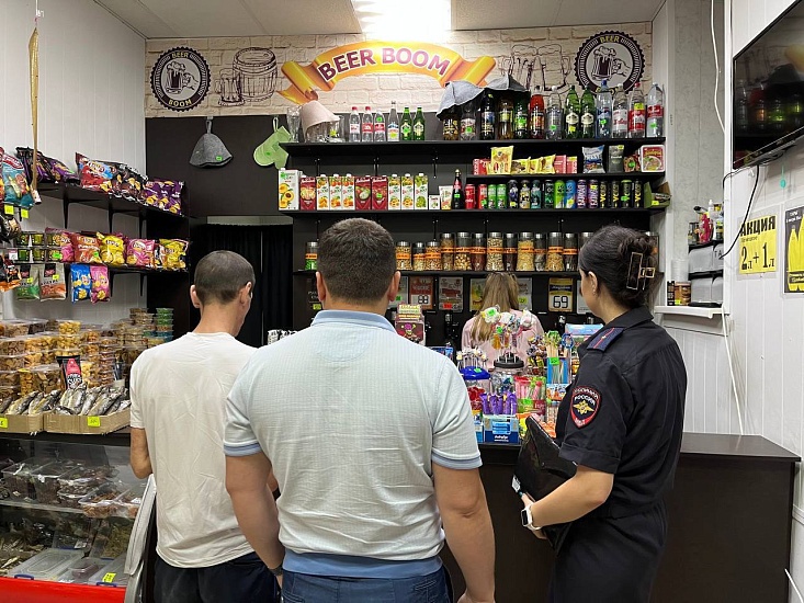 В Заводском районе проверили соблюдение 
запрета на продажу алкогольной продукции в ночное время