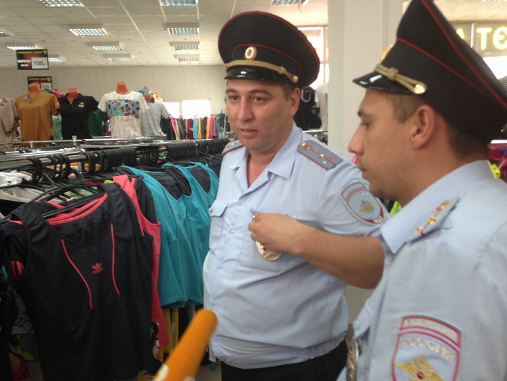 В торговом комплексе «Солнечный» изъята 
контрафактная продукция
