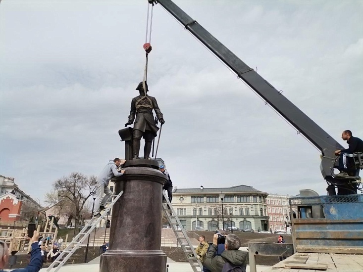 Памятник Петру I откроют в эту пятницу