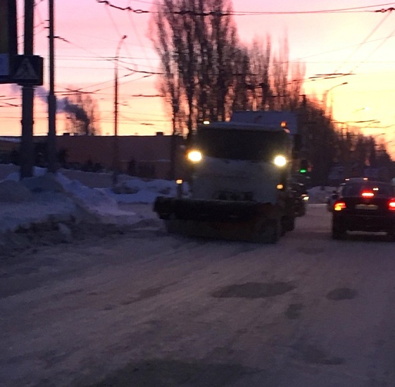 Продолжается очистка одного из самых больших 
районов города после обильного снегопада