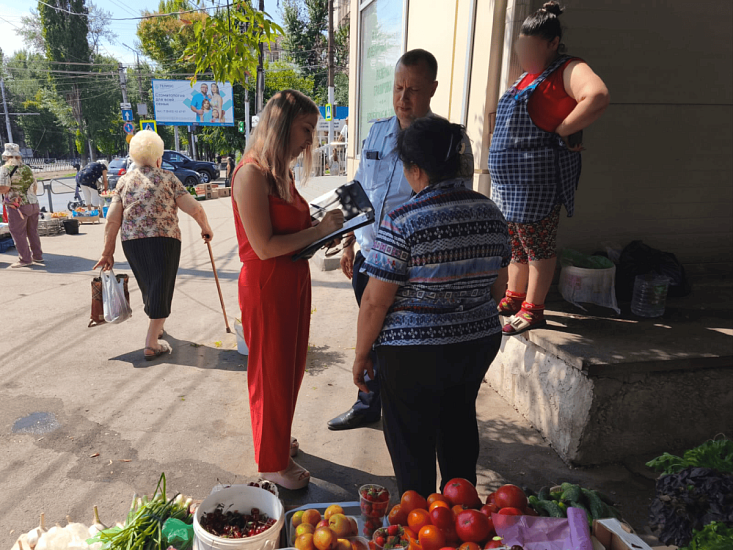 В Октябрьском районе прошли мероприятия в рамках выявления и пресечения фактов незаконной торговли