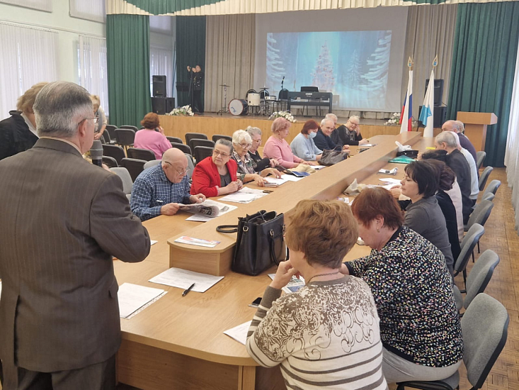 Во Фрунзенском районе состоялось заседание 
Совета ветеранов