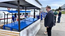 На Набережной Космонавтов выявлены незаконно установленные объекты На Набережной Космонавтов выявлены незаконно установленные объекты